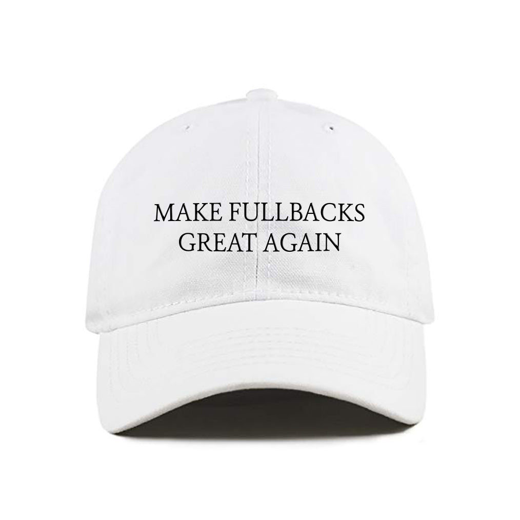 MFGA White Dad Hat-Make Fullbacks Great Again by Keith Smith